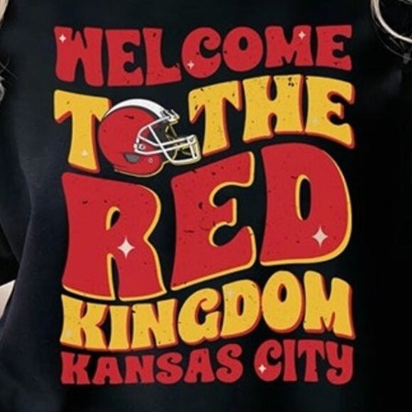 Kansas City Crewneck Sweatshirt Welcome To The Red Kingdom Cozy Fan Gift 17 - Picture 2 of 6